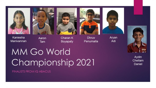 Heat is on!  MM Go World Championship 2021 on 10/30!
